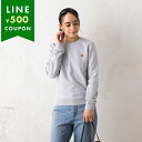 メゾンキツネ スウェット フォックスヘッド パッチ グレー レディース MAISON KITSUNE LW00302 KM0001 H120