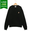 メゾンキツネ スウェット ブラック メンズ MAISON KITSUNE MM00313KM0307 P199