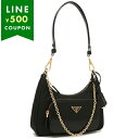 プラダ ショルダーバッグ ハンドバッグ リナイロン ミニバッグ ブラック レディース PRADA 1BC198 R789 F0002