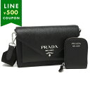 プラダ ショルダーバッグ サフィアーノ ブラック レディース PRADA 1BP020 2EVU N2O F0002