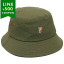 ポールスミス 帽子 バケットハット カーキグリーン メンズ PAUL SMITH M2A921DT M786 38
