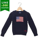 ポロラルフローレン 子供服 ニット セーター フラッグ ネイビー キッズ POLO RALPH LAUREN 312668609001 NVY