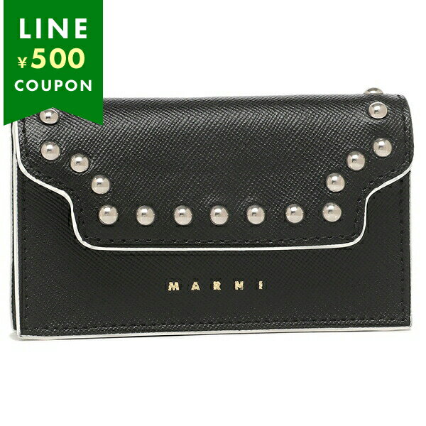 マルニ カードケース トランク ブラック メンズ レディース MARNI PFMOT05ULP LV520 Z589W クリスマス ギフトのサムネイル