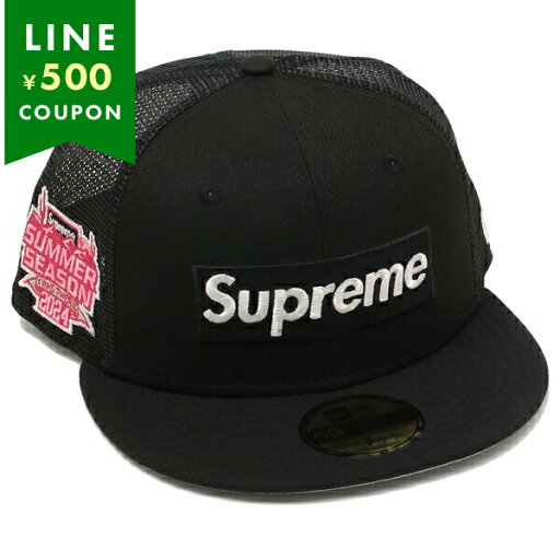 シュプリーム 帽子 ボックスロゴ メッシュ ニューエラ キャップ ブラック メンズ レディース ユニセックス SUPREME DROP8 034 BLACK シュプリーム 帽子 ボックスロゴ メッシュ ニューエラ キャップ ブラック メンズ レディース ユニセックス SUPREME DROP8 034 BLACK