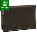 トミーヒルフィガー 名刺入れ ウェルスレイ ブラック メンズ TOMMY HILFIGER 31TL20X014 200