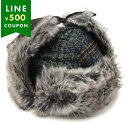 カンゴール 帽子 ウールシャンカ ファー飛行帽 グレー メンズ レディース ユニセックス KANGOL WOOL USHANKA K0102FA DKFLANN...