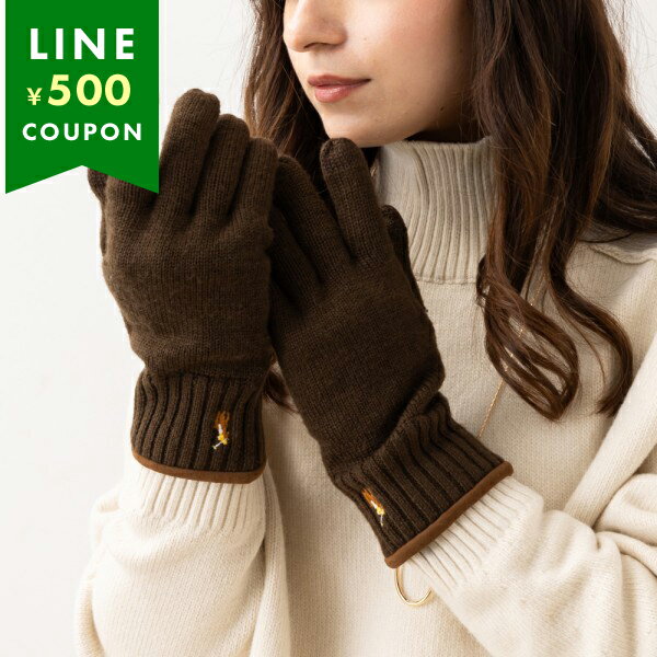 ポロラルフローレン 手袋 グローブ ブラウン メンズ RALPH LAUREN PC0463 203