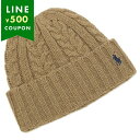 ポロラルフローレン 帽子 ビーニー ベージュ メンズ レディース ユニセックス RALPH LAUREN PC0939 268