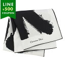 クリスチャンディオール スカーフ バンダナ ブラック ホワイト レディース Christian Dior 45MID090I616 900