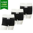 カルバンクライン インナー ロゴ ストレッチボクサーパンツ3枚セット アンダーウエア 下着 ブラック メンズ CALVIN KLEIN NB3532A UB1