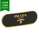 プラダ ヘアアクセサリー ヘアクリップ ブラック レディース PRADA 1IF022 2BA6 F0632