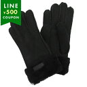 アグ 手袋 カフグローブ シープスキン ブラック レディース UGG 17369 W TURN CUFF GLOVE BLK