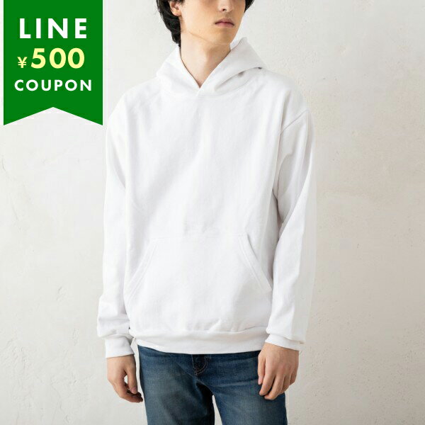 【訳ありアウトレット】ロサンゼルスアパレル パーカー フーディー フリースフーデッド ホワイト メンズ LosAngeles Apparel HF-09 WHI...