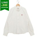アミパリス シャツ ブラウス ホワイト メンズ レディース ユニセックス AMI PARIS BFUSH063CO0031 168