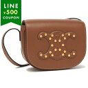 セリーヌ ショルダーバッグ フォルコ トリオンフ ブラウン レディース CELINE 198263DU9 04LU