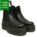 ドクターマーチン ブーツ 2976 クアッド チェルシーブーツ 厚底 ブラック メンズ レディース Dr.Martens 24687001 POLSMOOTH ...