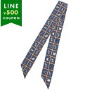 エルメス スカーフ バンダナ ツイリー マルチカラー ネイビー レディース HERMES H061356 S 22