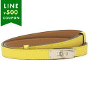 エルメス ベルト ケリーベルト イエロー レディース HERMES H069853 9R