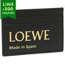 ロエベ カードケース 定期入れ ロゴ ブラック メンズ レディース ユニセックス LOEWE CLE0322X01 1100