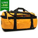 ザノースフェイス ボストンバッグ リュック ベースキャンプ ダッフル L 95L イエロー メンズ レディース THE NORTH FACE NF0A52SB ...