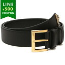 プラダ ベルト トライアングルロゴ ブラック ゴールド レディース PRADA 1CC545 053 F0002
