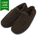 アグ デッキシューズ モカシン スリッポン アスコット ムートン ブラウン メンズ UGG 1101110 DDC
