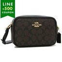 コーチ アウトレット ショルダーバッグ ジェイミーシグネチャーPVCレザー ミニカメラバッグ ブラウン レディース COACH CQ874 IMAA8
