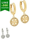 トリーバーチ ピアス アクセサリー ミラー パヴェ フープ レディース TORY BURCH 87041