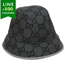 グッチ 帽子 GGパターン グレー ブラック メンズ GUCCI 768378 4HA5N 1161