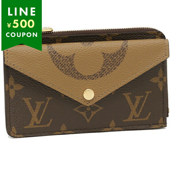 ルイヴィトン コインケース キーケース ポルト カルト・レクト ヴェルソ ブラウン ベージュ レディース メンズ LOUIS VUITTON M81303