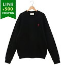 【10%ポイントバック 7/21 10時〜7/24 10時】アミパリス スウェット ブラック メンズ レディース ユニセックス AMI PARIS BFUSW0...