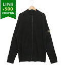 ストーンアイランド カーディガン ボレロ フルジップ ブラック メンズ STONE ISLAND 8115519C2 V0029