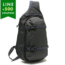 パタゴニア ボディバッグ アトム スリング 8L ブラック メンズ レディース ユニセックス PATAGONIA 48262 SMDB