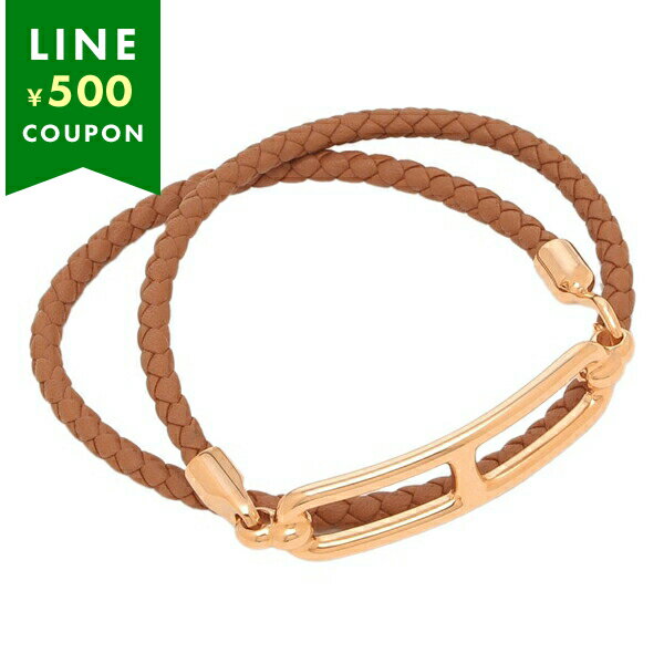 エルメス ルリ ダブル ドゥブル トゥール ゴールド レディース HERMES H071727F0 37 ブレスレット ブラウン