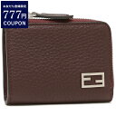 フェンディ カードケース バゲット ワインレッド メンズ FENDI 7M0330 AJF6 F1HRV