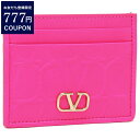 ヴァレンティノ カードケース 定期入れ ピンク レディース VALENTINO GARAVANI 3W2P0Z56 EHB UWT