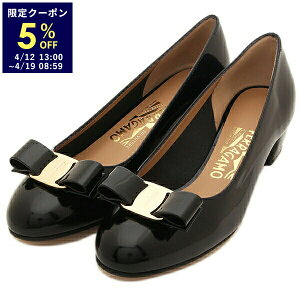 【5%OFFクーポン 4/12 13時～4/19 9時】フェラガモ パンプス ヴァラ ブラック レディース Salvatore Ferragamo 01B221 NERO