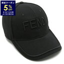 【5%OFFクーポン 4/12 13時～4/19 9時】フェンディ 帽子 キャップ 調整ストラップ ブラック メンズ FENDI FXQ969 APWK F0QA1