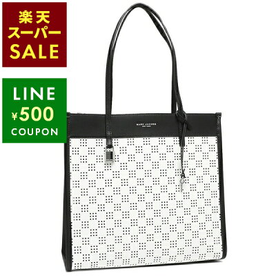 【P10倍 6/5 0時~6/6 10時】マークジェイコブス アウトレット トートバッグ グラインド ホワイトマルチ レディース MARC JACOBS H008L01SP22 164 A4対応
