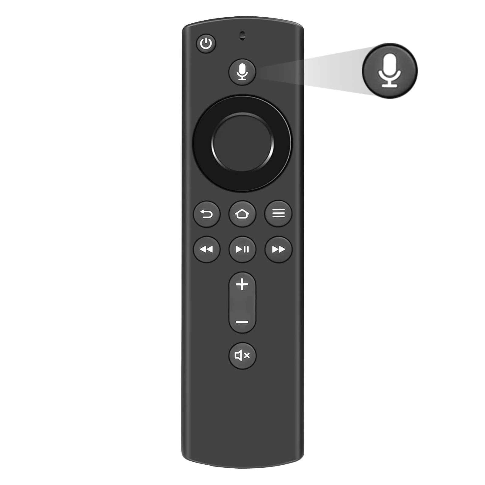 】テレビリモコン for fire stick tv リモコン L5B83H交換用 ファイヤースティック tv用リモコン Fire Stickテレビ用 音声認識リモコンファイヤーtv 交換用 TVリモコン Fire Stick Tv 4K用 / Fire TV(第3世代)/ Fire TV Cube 用