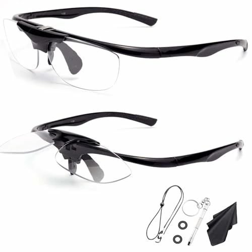 Rakuten - [Soarea] 跳ね上げ老眼鏡 跳ね上げ式 老眼鏡 跳ね上げ メンズレディースフリップアップリーディンググラス 掛け外し不要 フィティング