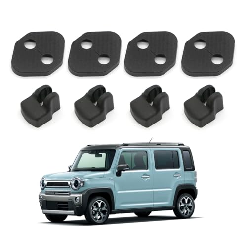 Rakuten - Hasiro 新型 ハスラー適合 ドアストライカー MR52S ヒンジカバー 金具隠れ 錆止め MR92S 内装パーツ 取付簡単 8個set