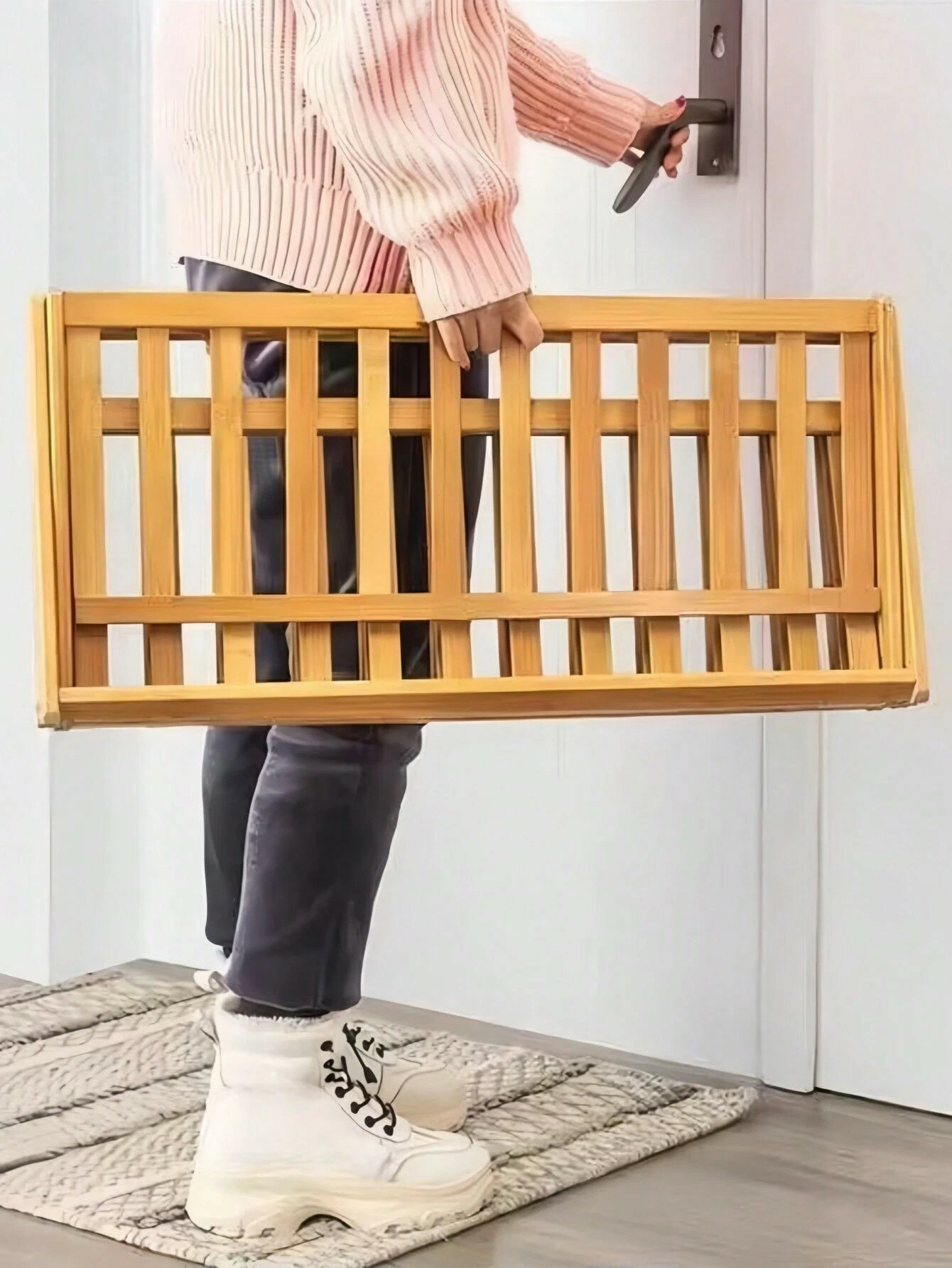 MxPRO1個 2/3/4/5段シンプル室内多層式シューズラック、折りたたみ式スペース節約シューズキャビネット..