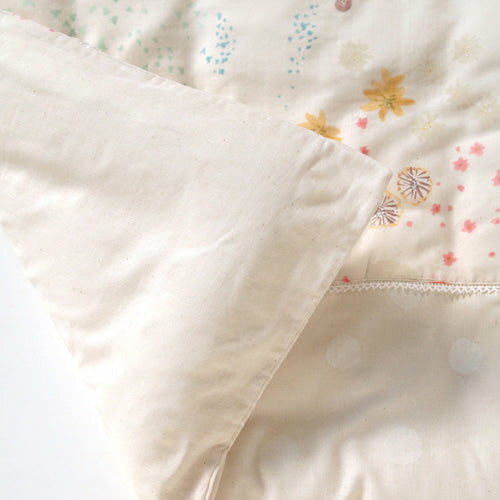 ナオミイトウ flower ベビー布団セット NAOMI ITO お昼寝布団5点セット ポータブルバッグ付き ベビー寝具 ベビー布団 赤ちゃん お昼寝布団 ふとん 保育園 幼稚園 かわいい 花柄 水彩 プレゼント ギフト 3