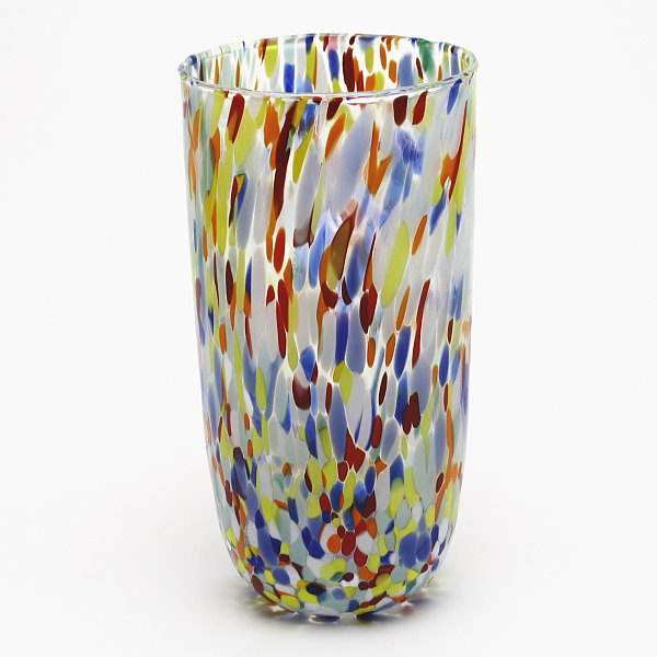 ベネチアンガラス 花瓶 ベネチアングラス ムラーノグラス フラワーベース ZECCHIN 【VENEZIA H22】FR352 CONICO カラフル 可愛い おしゃれ ガラス 花瓶 イタリア製イタリアの伝統工芸品 インテリア 花器 新築祝い 結婚祝い ギフト プレゼント 母の日