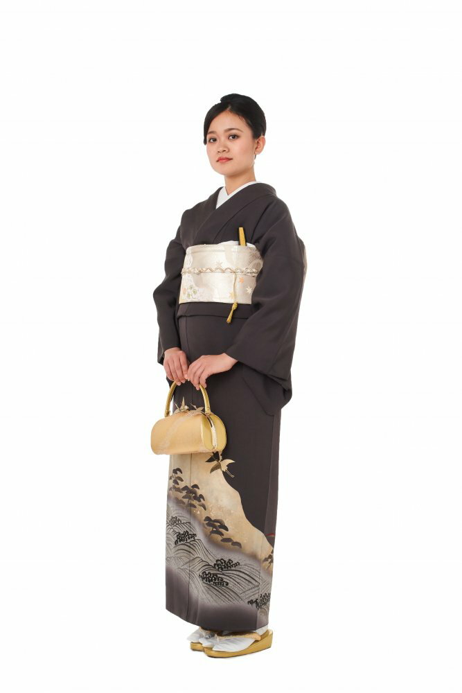 色留袖レンタル・色留袖一式レンタル・小物フルセット・5泊6日・結婚式・親族で出席・パーティー・姉妹の立場・上品な色留袖・家紋・二次会・お宮参り・送料無料・安心レンタル・都内発送