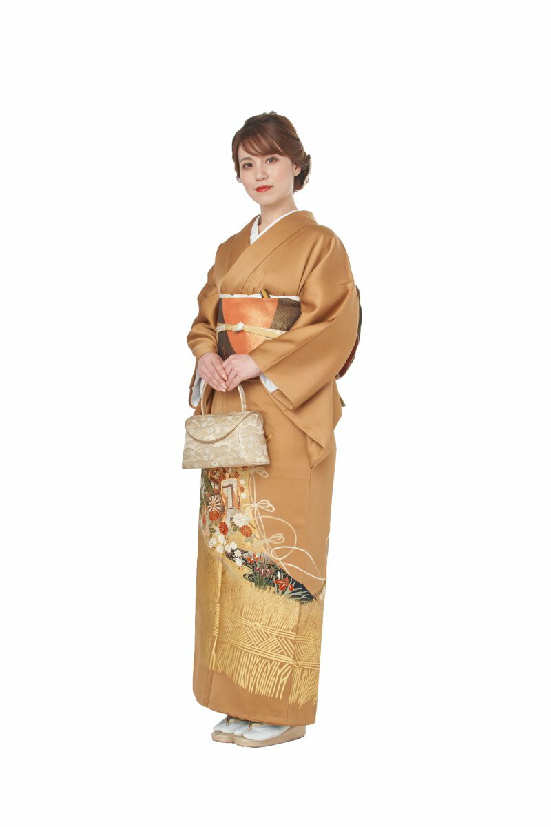 色留袖レンタル・色留袖一式レンタル・小物フルセット・5泊6日・結婚式・親族で出席・パーティー・姉妹の立場・上品な色留袖・家紋・二次会・お宮参り・送料無料・安心レンタル・都内発送