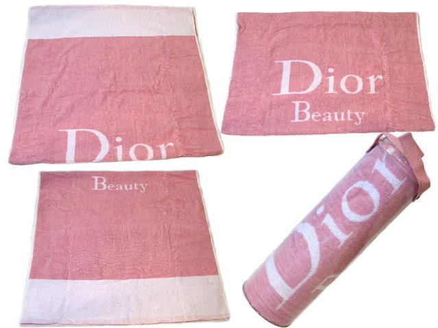 DIOR　ディオール　ビーチタオル　バスタオル　ブランケット　ピンク　ビューティ　10147100