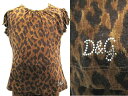 D&G JUNIOR 半袖Tシャツ L22711 ヒョウ柄 ドルチェ＆ガッバーナ ジュニア【新品・未使用・正規品】【あす楽対応】