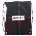 ハンター HUNTER オリジナル バックパック リュックサック ブラック　hunter-bag　巾着 ナップサック シューズケース ポーチ ジムバッグ【新品・未使用・正規品】売れ筋